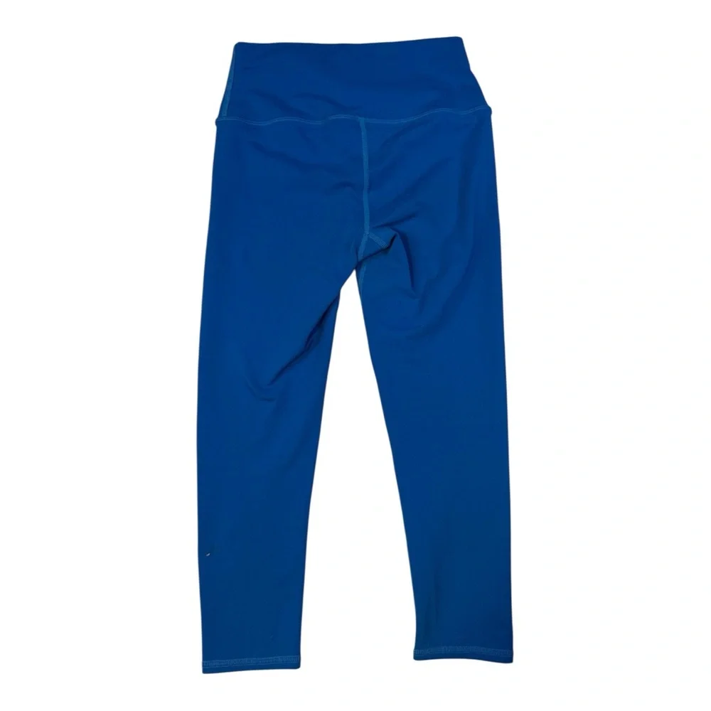 Alo Yoga High Waisted Crop Leggings Blue Womens Small Athletic Athleisure